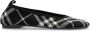 Burberry Knit Baby 05 Ballerinas Nylon Black in zwart - Thumbnail 1