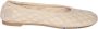 Burberry Beige Quilted Leather Ballerinas - Thumbnail 1