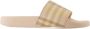 Burberry Beige Synthetische Furley Sandalen - Thumbnail 1