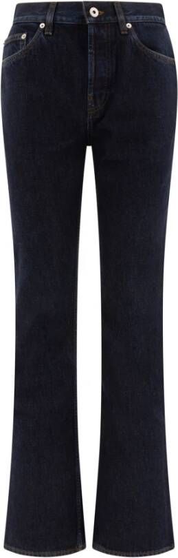 Burberry Blauwe Bootcut High-Rise Denim Jeans