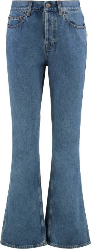 Burberry Bootcut Jeans met Logo Klinknagels