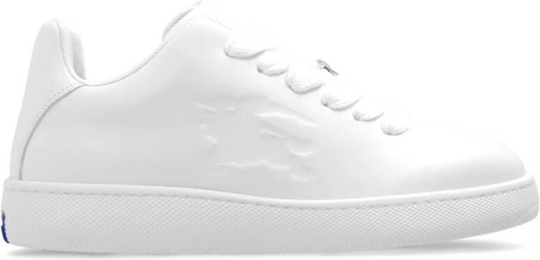 Burberry Leren sneakers met veters White Heren