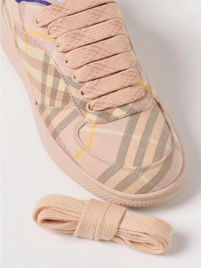 Burberry Geruite Patroon Veterschoenen voor Vrouwen Multicolor Dames - Foto 2
