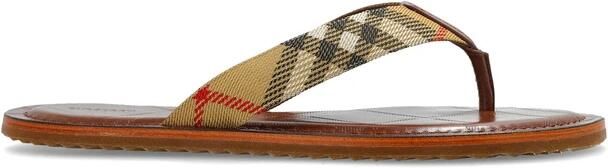 Burberry Beige Check Teenslipper