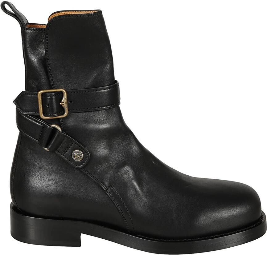 Burberry Buckle Ankle Boots