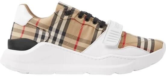 Burberry Check Fabric Sneakers
