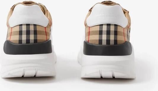 Burberry Check Fabric Sneakers - Foto 2