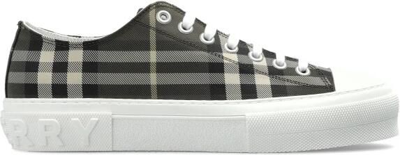 Burberry Check Nylon Blend Sneakers