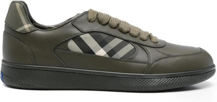 Burberry Check-Panel Sneakers