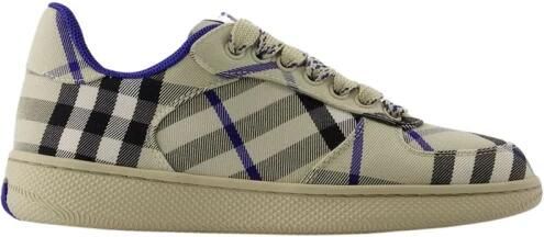 Burberry Check Print Low-Top Sneakers