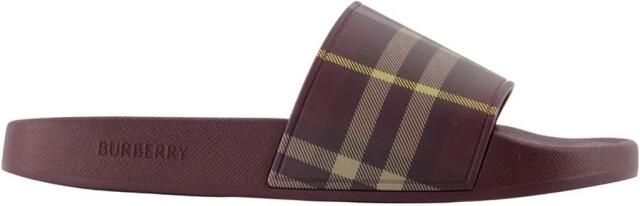 Burberry Check Slides