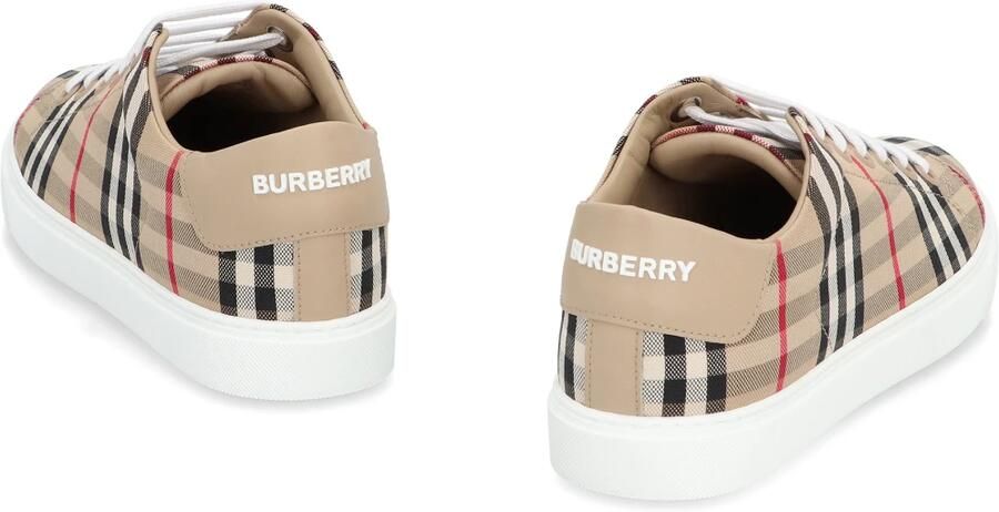 Burberry Newalbridge sneakers onder controle canvas Beige - Foto 4