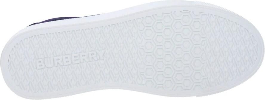 Burberry Groene stoffen sneakers met ruitontwerp