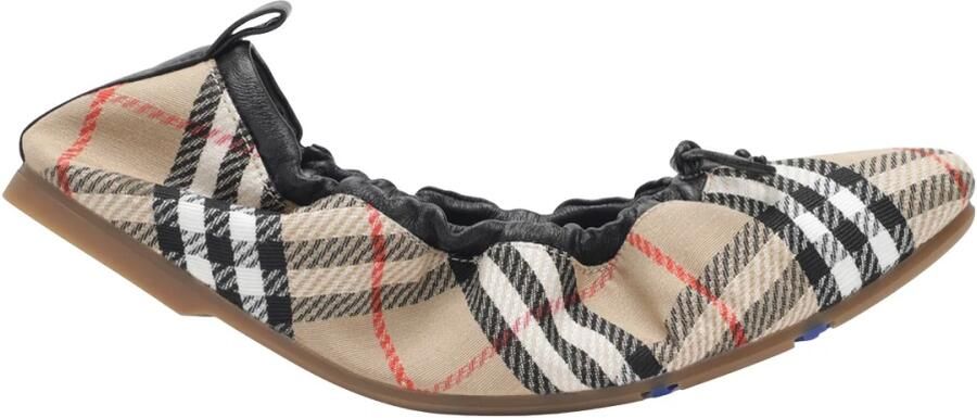 Burberry Fawn Check Ballerina