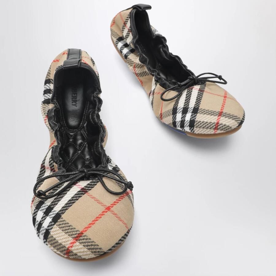 Burberry Fawn Check Ballerina - Foto 2