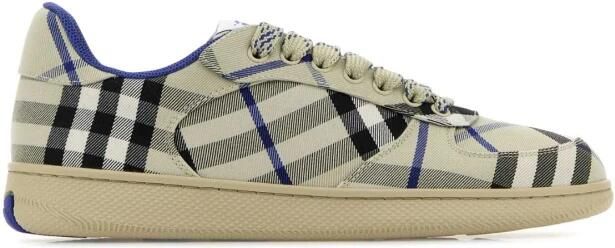 Burberry Geborduurde Canvas Terrace Sneakers