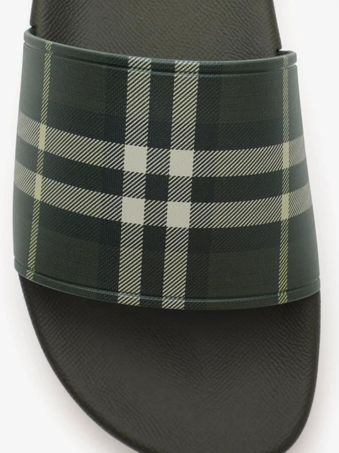 Burberry Gekleurde instap-slippers met ruitjes - Foto 2