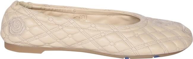 Burberry Gewatteerde Instappers met Equestrian Knight Motief White Dames - Foto 2