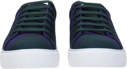 Burberry Groene Geruite Stoffen Sneakers met Achterlogo - Foto 4