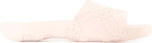 Burberry Haymarket Check Slides