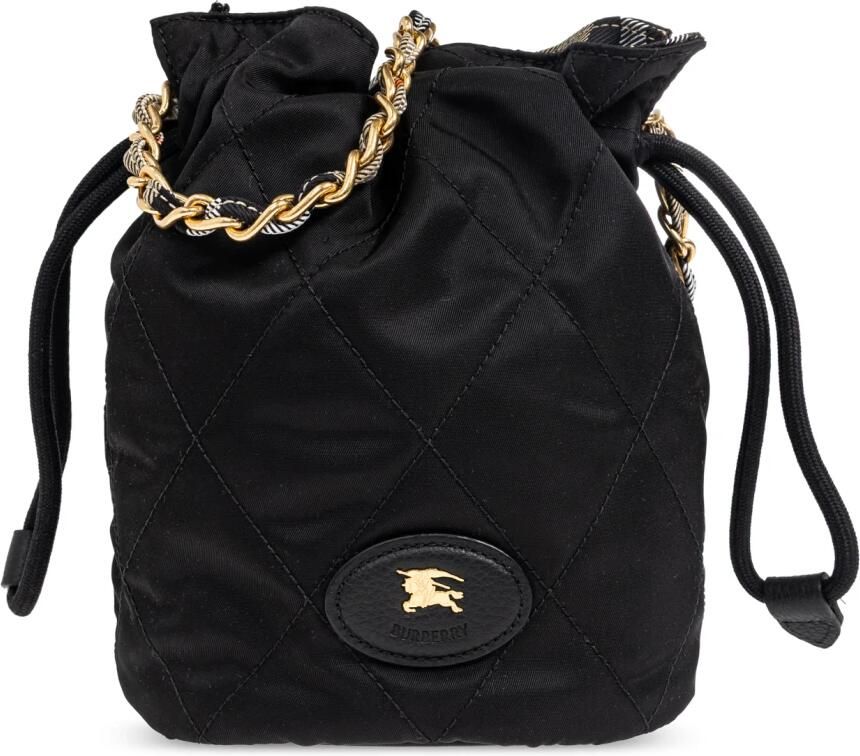 Burberry Horseshoe Schoudertas met Trekkoord - Foto 2