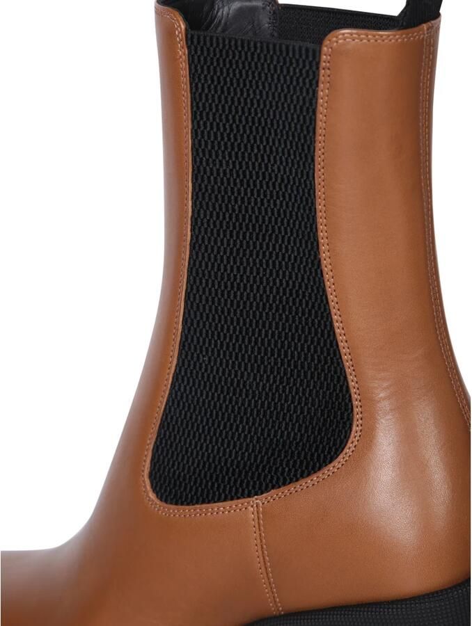 Burberry Premium Chelsea Boots in bruin leer Brown Dames - Foto 3