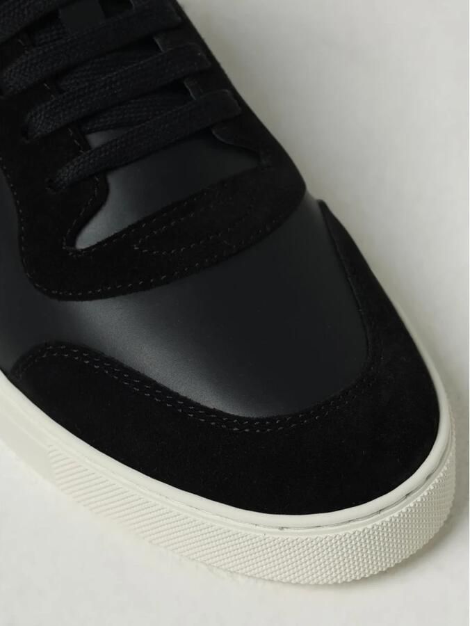 Burberry Stevie sneaker van kalfsleer met kalfssuède details