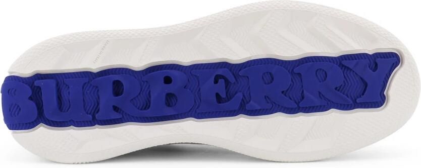 Burberry Leren en geruite Terrace Sneakers - Foto 3