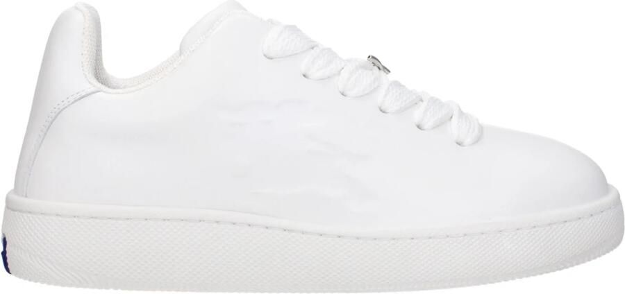 Burberry Leren sneakers met veters White Heren
