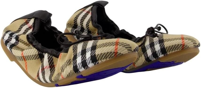 Burberry Lf Fawn 05 Check Ballerinas - Foto 2