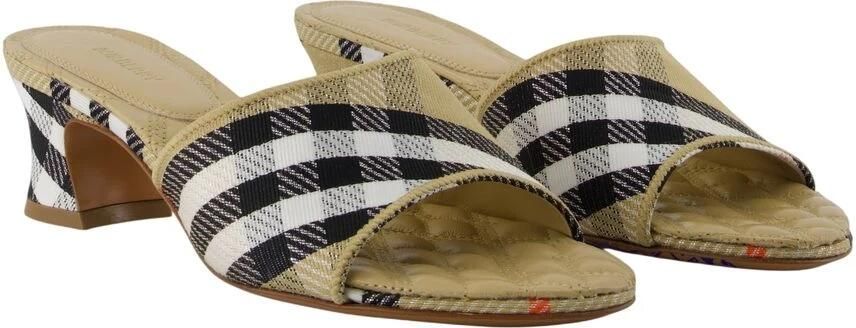 Burberry Lf Sloane Check 45 Sandals - Foto 2