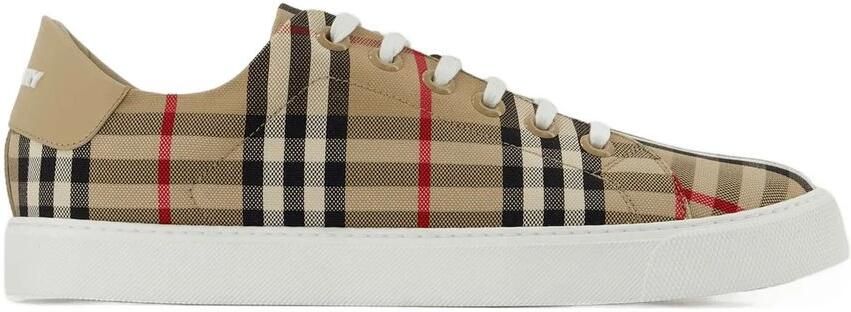 Burberry Newalbridge sneakers onder controle canvas Beige Dames - Foto 3