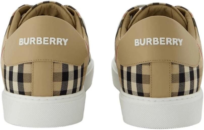 Burberry Newalbridge sneakers onder controle canvas Beige Dames