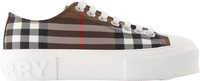Burberry Lf Trn Jack L Check Sneakers