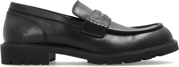 Burberry Geborsteld leren loafers A del teen - Foto 2