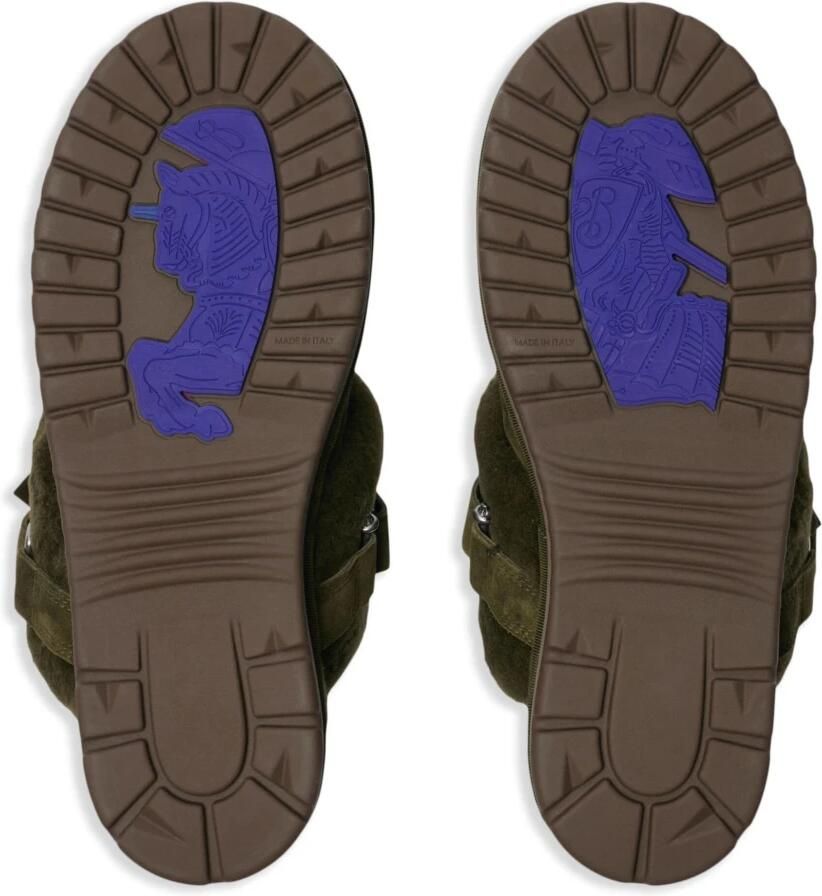 Burberry Chubby Low Casual Sneakers Green Heren