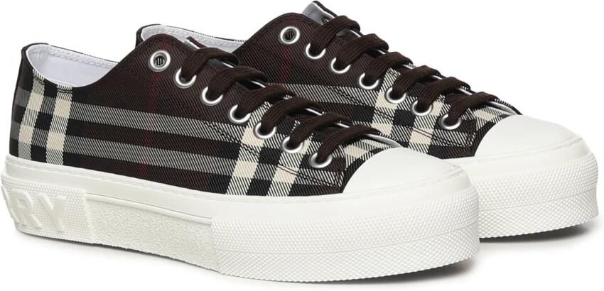 Burberry Nylon Sneakers met Logo Details