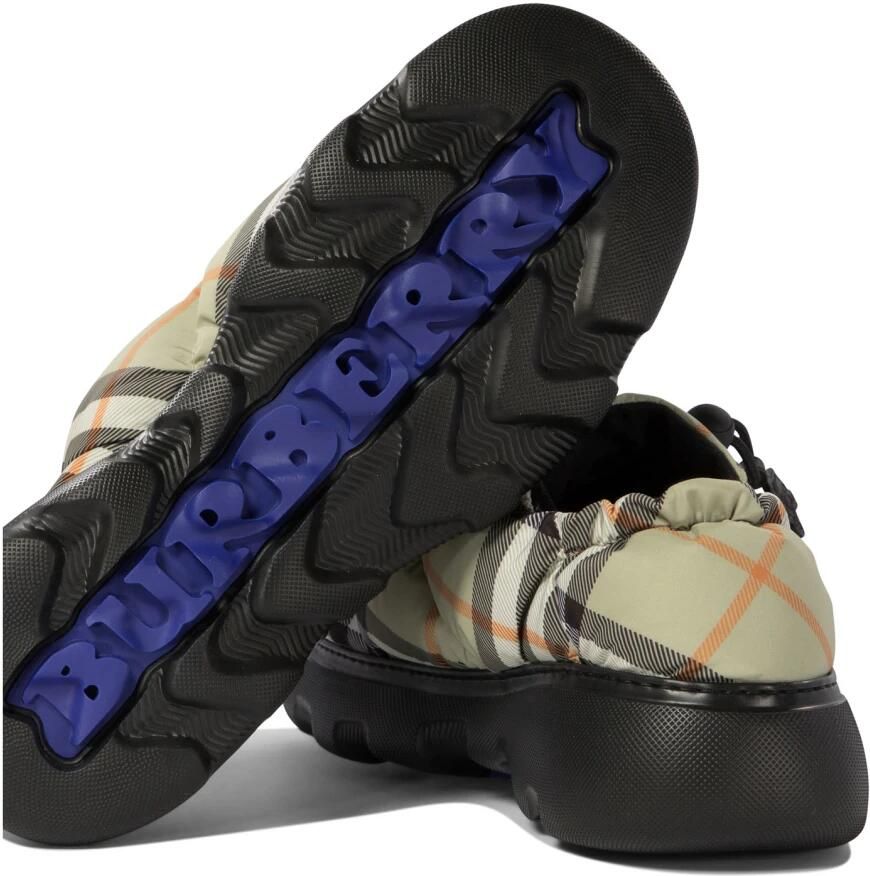 Burberry Gewatteerde motief muiltjes met trekkoordsluiting Beige Dames - Foto 2