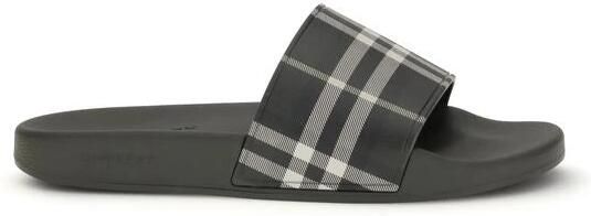 Burberry Rubber Check Slippers