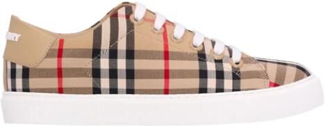 Burberry Newalbridge sneakers onder controle canvas Beige - Foto 8