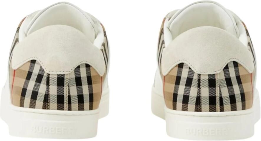 Burberry Multicolor Leren Sneakers Ss2024 Model 8069089_A9022 White Heren - Foto 6