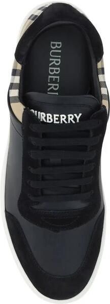 Burberry Stevie sneaker van kalfsleer met kalfssuède details - Foto 2