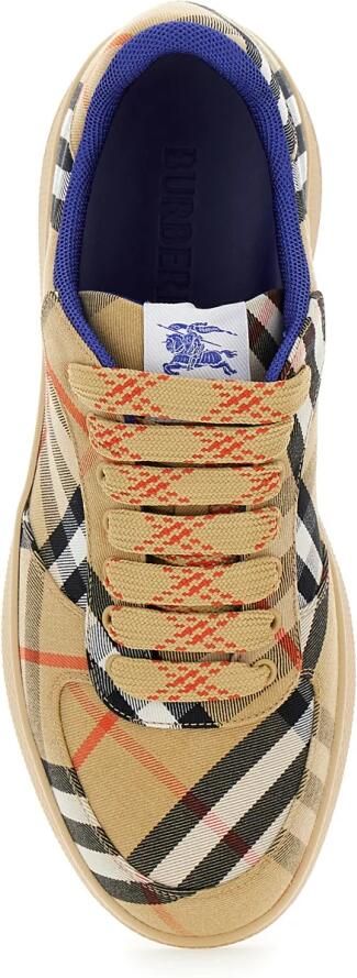 Burberry Beige Sneakers met Equestrian Knight Design Beige Heren - Foto 2