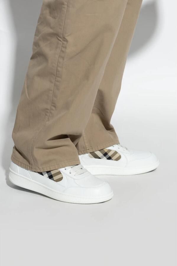 Burberry Leren Sneakers met Equestrian Knight Design - Foto 2