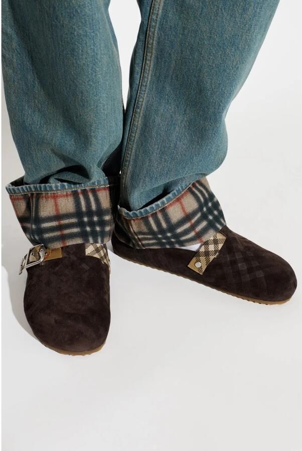 Burberry Mules met haar - Foto 2