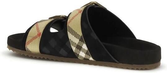 Burberry Urchin Suede Check Sandalen - Foto 4