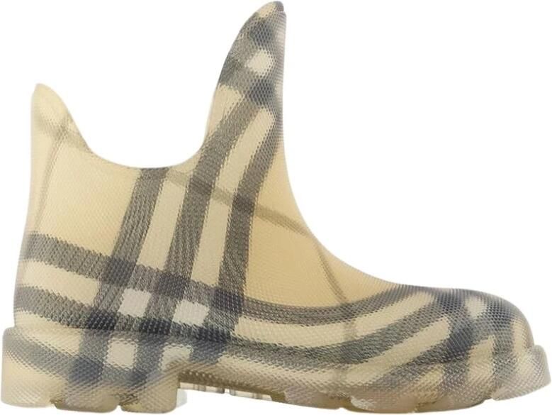 Burberry Vintage Check Neopreen en Rubber Regenlaarzen