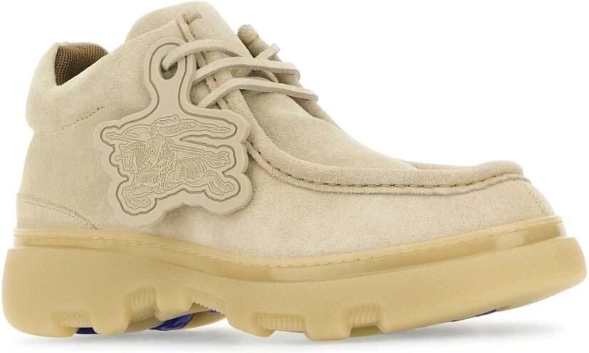 Burberry Zandkleurige Suède Creeper Veterschoenen - Foto 2