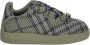 Burberry Check Knit Box Sneakers Multicolor Dames - Thumbnail 12