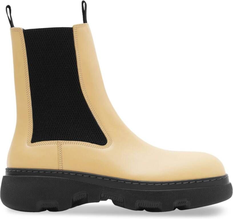 Burberry Chelsea Boots Beige Dames